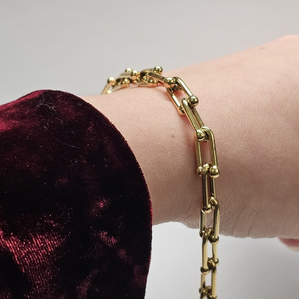 Chain 18k Gold Plated Fashion Bracelet